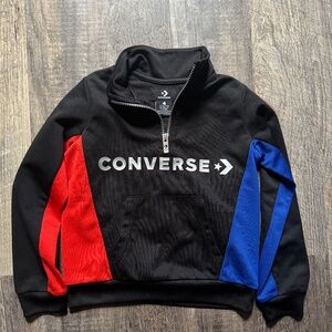 Pull over half zip sweater